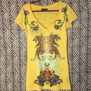 Christian Audigier Tee Shirt SZ:Med